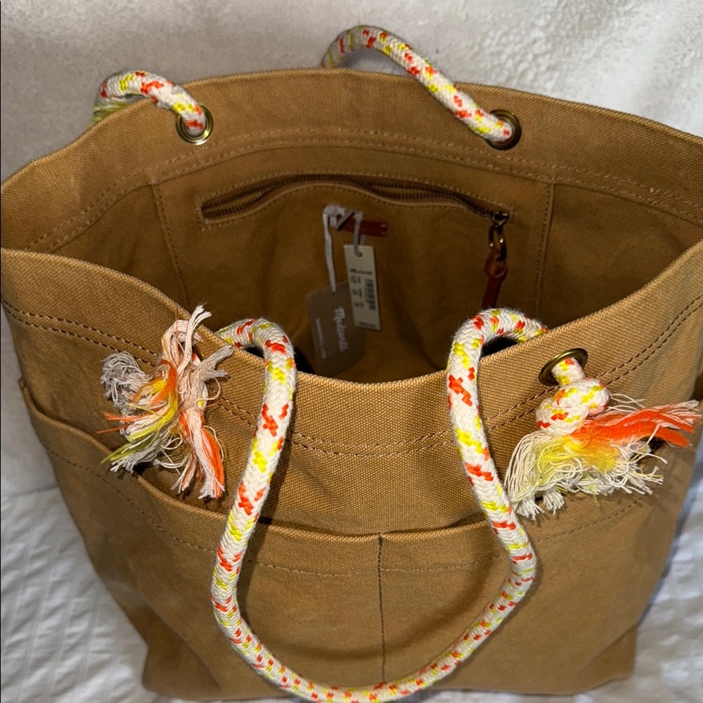 MADEWELL CANVAS Tote Bag with Braided Handles - Picture 6 of 12